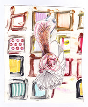 Load image into Gallery viewer, Squirrel, Mixed Media Collage - Squirrel Artwork by Heather La Force